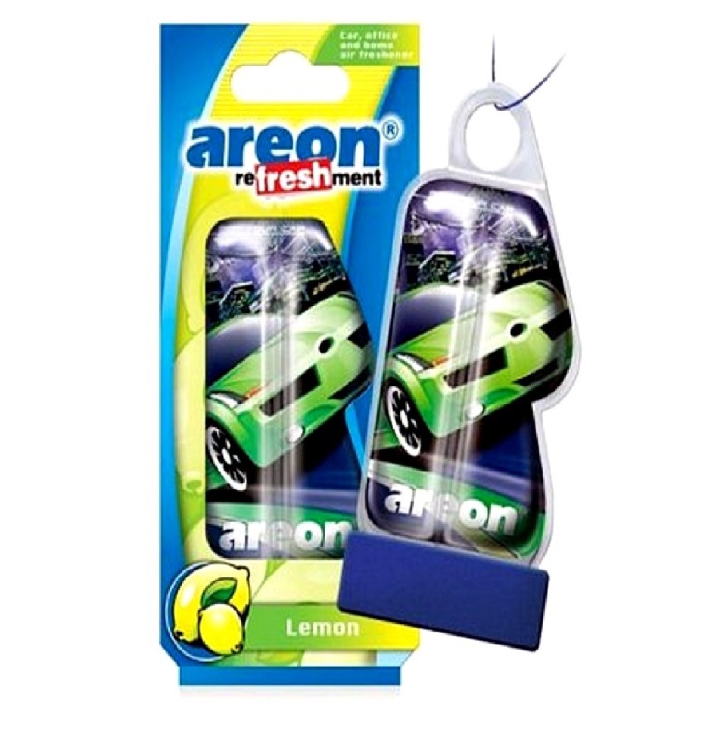 Ароматизатор AREON Refreshment Liquid Lemon подвесной гелевый 8мл 704-025-901