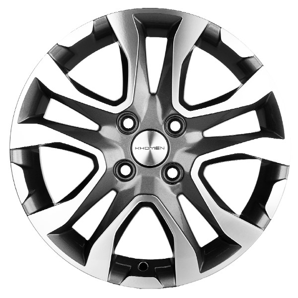 диски KHOMEN KHW1503 (Vesta) 6,0xR15 4x100 60,1 50 GRAY-FP